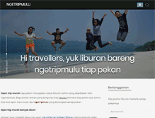 Tablet Screenshot of ngetripmulu.com
